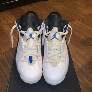 AIR JORDAN 6  RETRO 'SPORT BLUE' 2014 💯💯